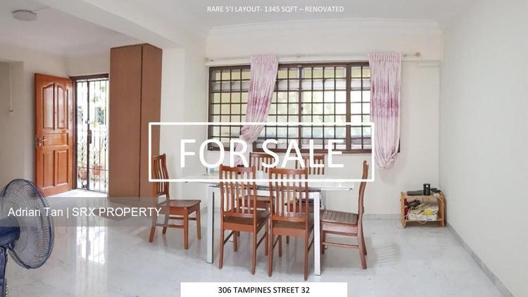 Blk 306 Tampines Street 32 (Tampines), HDB 5 Rooms #179541512